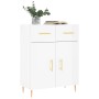 Aparador de madera contrachapada blanco brillante 69,5x34x90 cm de vidaXL, Aparadores - Ref: Foro24-827966, Precio: 91,32 €, ...