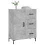 Betongraues Sideboard aus Holzwerkstoff, 69,5 x 34 x 90 cm von vidaXL, Sideboards - Ref: Foro24-827920, Preis: 96,21 €, Rabat...