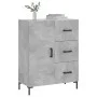 Concrete gray engineered wood sideboard 69.5x34x90 cm by vidaXL, Sideboards - Ref: Foro24-827920, Price: 95,06 €, Discount: %