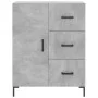 Concrete gray engineered wood sideboard 69.5x34x90 cm by vidaXL, Sideboards - Ref: Foro24-827920, Price: 95,06 €, Discount: %