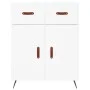 Weißes Sideboard aus Holzwerkstoff, 69,5 x 34 x 90 cm von vidaXL, Sideboards - Ref: Foro24-827948, Preis: 85,51 €, Rabatt: %