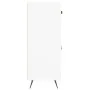 Aparador de madera de ingeniería blanco 69,5x34x90 cm de vidaXL, Aparadores - Ref: Foro24-827948, Precio: 85,37 €, Descuento: %