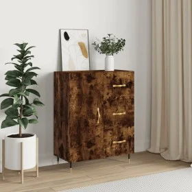 Sideboard aus geräuchertem Eichenholzwerkstoff, 69,5 x 34 x 90 cm von vidaXL, Sideboards - Ref: Foro24-827897, Preis: 74,96 €...