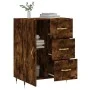 Smoked oak engineered wood sideboard 69.5x34x90 cm by vidaXL, Sideboards - Ref: Foro24-827897, Price: 74,96 €, Discount: %