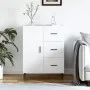 Weißes Sideboard aus Holzwerkstoff, 69,5 x 34 x 90 cm von vidaXL, Sideboards - Ref: Foro24-827932, Preis: 97,62 €, Rabatt: %