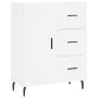 Weißes Sideboard aus Holzwerkstoff, 69,5 x 34 x 90 cm von vidaXL, Sideboards - Ref: Foro24-827932, Preis: 97,62 €, Rabatt: %