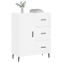 Aparador de madera de ingeniería blanco 69,5x34x90 cm de vidaXL, Aparadores - Ref: Foro24-827932, Precio: 98,57 €, Descuento: %