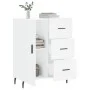 Aparador de madera de ingeniería blanco 69,5x34x90 cm de vidaXL, Aparadores - Ref: Foro24-827932, Precio: 97,49 €, Descuento: %