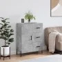 Engineered wood sideboard in concrete grey 69.5x34x90 cm by vidaXL, Sideboards - Ref: Foro24-827928, Price: 101,71 €, Discoun...