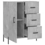 Engineered wood sideboard in concrete grey 69.5x34x90 cm by vidaXL, Sideboards - Ref: Foro24-827928, Price: 101,71 €, Discoun...