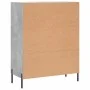 Engineered wood sideboard in concrete grey 69.5x34x90 cm by vidaXL, Sideboards - Ref: Foro24-827928, Price: 101,71 €, Discoun...