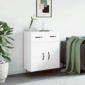 Glossy white plywood sideboard 69.5x34x90 cm by vidaXL, Sideboards - Ref: Foro24-827974, Price: 88,78 €, Discount: %