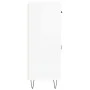 Aparador de madera contrachapada blanco brillante 69,5x34x90 cm de vidaXL, Aparadores - Ref: Foro24-827974, Precio: 88,77 €, ...