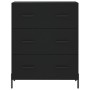 Aparador de madera de ingeniería negro 69,5x34x90 cm de vidaXL, Aparadores - Ref: Foro24-827861, Precio: 111,03 €, Descuento: %