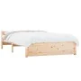Estructura de cama madera maciza 120x200 cm de vidaXL, Camas y somieres - Ref: Foro24-815039, Precio: 112,95 €, Descuento: %