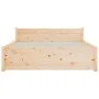 Estructura de cama madera maciza 120x200 cm de vidaXL, Camas y somieres - Ref: Foro24-815039, Precio: 112,95 €, Descuento: %