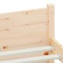 Estructura de cama madera maciza 120x200 cm de vidaXL, Camas y somieres - Ref: Foro24-815039, Precio: 112,95 €, Descuento: %