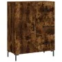 Smoked oak engineered wood sideboard 69.5x34x90 cm by vidaXL, Sideboards - Ref: Foro24-827921, Price: 70,22 €, Discount: %