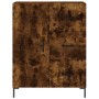 Aparador de madera de ingeniería roble ahumado 69,5x34x90 cm de vidaXL, Aparadores - Ref: Foro24-827921, Precio: 70,79 €