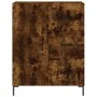 Smoked oak engineered wood sideboard 69.5x34x90 cm by vidaXL, Sideboards - Ref: Foro24-827921, Price: 70,22 €, Discount: %