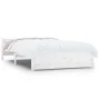 Estructura de cama madera maciza blanco 120x200 cm de vidaXL, Camas y somieres - Ref: Foro24-815040, Precio: 143,03 €, Descue...