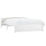 Estructura de cama madera maciza blanco 120x200 cm de vidaXL, Camas y somieres - Ref: Foro24-815040, Precio: 143,03 €, Descue...