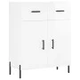 Hochglanzweißes Sperrholz-Sideboard 69,5 x 34 x 90 cm von vidaXL, Sideboards - Ref: Foro24-827990, Preis: 102,46 €, Rabatt: %