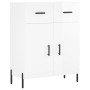 Hochglanzweißes Sperrholz-Sideboard 69,5 x 34 x 90 cm von vidaXL, Sideboards - Ref: Foro24-827990, Preis: 103,75 €, Rabatt: %