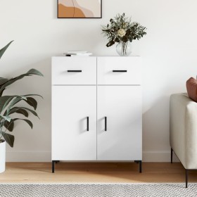 Bright white plywood sideboard 69.5x34x90 cm by vidaXL, Sideboards - Ref: Foro24-827982, Price: 99,01 €, Discount: %