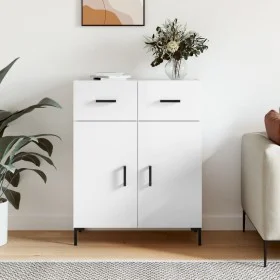 Sideboard aus glänzendem weißem Sperrholz 69,5x34x90 cm von vidaXL, Sideboards - Ref: Foro24-827982, Preis: 97,78 €, Rabatt: %