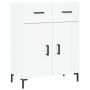 Sideboard aus glänzendem weißem Sperrholz 69,5x34x90 cm von vidaXL, Sideboards - Ref: Foro24-827982, Preis: 99,01 €, Rabatt: %