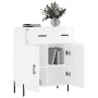 Hochglanzweißes Sperrholz-Sideboard 69,5 x 34 x 90 cm von vidaXL, Sideboards - Ref: Foro24-827990, Preis: 102,46 €, Rabatt: %