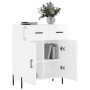 Hochglanzweißes Sperrholz-Sideboard 69,5 x 34 x 90 cm von vidaXL, Sideboards - Ref: Foro24-827990, Preis: 103,75 €, Rabatt: %