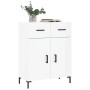 Sideboard aus glänzendem weißem Sperrholz 69,5x34x90 cm von vidaXL, Sideboards - Ref: Foro24-827982, Preis: 99,01 €, Rabatt: %