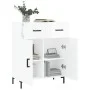 Sideboard aus glänzendem weißem Sperrholz 69,5x34x90 cm von vidaXL, Sideboards - Ref: Foro24-827982, Preis: 97,78 €, Rabatt: %