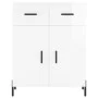Hochglanzweißes Sperrholz-Sideboard 69,5 x 34 x 90 cm von vidaXL, Sideboards - Ref: Foro24-827990, Preis: 102,46 €, Rabatt: %