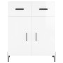 Hochglanzweißes Sperrholz-Sideboard 69,5 x 34 x 90 cm von vidaXL, Sideboards - Ref: Foro24-827990, Preis: 103,75 €, Rabatt: %
