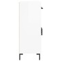 Sideboard aus glänzendem weißem Sperrholz 69,5x34x90 cm von vidaXL, Sideboards - Ref: Foro24-827982, Preis: 99,01 €, Rabatt: %