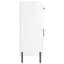 Hochglanzweißes Sperrholz-Sideboard 69,5 x 34 x 90 cm von vidaXL, Sideboards - Ref: Foro24-827990, Preis: 103,75 €, Rabatt: %