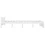 White solid wood bed frame 120x200 cm by vidaXL, Beds and slatted bases - Ref: Foro24-815040, Price: 143,03 €, Discount: %
