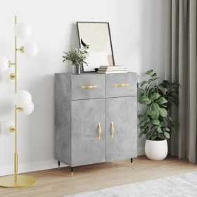 Concrete gray engineered wood sideboard 69.5x34x90 cm by vidaXL, Sideboards - Ref: Foro24-827960, Price: 82,96 €, Discount: %