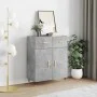 Concrete gray engineered wood sideboard 69.5x34x90 cm by vidaXL, Sideboards - Ref: Foro24-827960, Price: 82,96 €, Discount: %