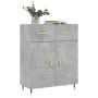 Concrete gray engineered wood sideboard 69.5x34x90 cm by vidaXL, Sideboards - Ref: Foro24-827960, Price: 82,96 €, Discount: %