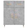 Betongraues Sideboard aus Holzwerkstoff, 69,5 x 34 x 90 cm von vidaXL, Sideboards - Ref: Foro24-827960, Preis: 83,95 €, Rabat...