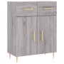 Sonoma gray engineered wood sideboard 69.5x34x90 cm by vidaXL, Sideboards - Ref: Foro24-827970, Price: 86,14 €, Discount: %