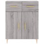 Sonoma gray engineered wood sideboard 69.5x34x90 cm by vidaXL, Sideboards - Ref: Foro24-827970, Price: 86,14 €, Discount: %