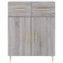 Sonoma gray engineered wood sideboard 69.5x34x90 cm by vidaXL, Sideboards - Ref: Foro24-827970, Price: 85,09 €, Discount: %