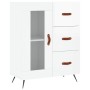 Hochglanzweißes Sperrholz-Sideboard 69,5 x 34 x 90 cm von vidaXL, Sideboards - Ref: Foro24-828014, Preis: 102,40 €, Rabatt: %