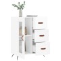 Hochglanzweißes Sperrholz-Sideboard 69,5 x 34 x 90 cm von vidaXL, Sideboards - Ref: Foro24-828014, Preis: 102,40 €, Rabatt: %