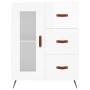 Hochglanzweißes Sperrholz-Sideboard 69,5 x 34 x 90 cm von vidaXL, Sideboards - Ref: Foro24-828014, Preis: 102,40 €, Rabatt: %